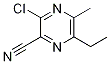3-chloro-6-ethyl-5-Methylpyrazine-2-carbonitrile CAS#: 440124-23-2