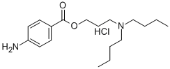3-(dibutylamino)propyl p-aminobenzoate monohydrochloride CAS#: 5892-15-9