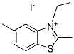 3-ethyl-2,5-dimethylbenzothiazolium iodide CAS#: 50774-65-7