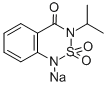 3-isopropyl-1H-2,1,3-benzothiadiazin-4(3H)-one 2,2-dioxide, sodium salt CAS#: 50723-80-3