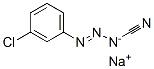 3-(m-chlorophenyl)-2-triazene-1-carbonitrile, sodium salt CAS#: 56332-32-2