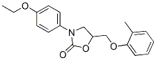 3-(p-Ethoxyphenyl)-5-(O-tolyloxymethyl)-2-oxazolidone CAS#: 5256-08-6