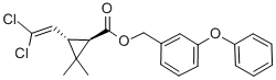 (3-phenoxyphenyl)methyl 3-(2,2-dichloroethenyl)-2,2-dimethyl-cycloprop ane-1-carboxylate CAS#: 52341-32-9