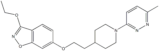 3-pyridazinyl)-4-piperidinyl]ethoxy}-1,2-benzoxazole CAS#: 439085-51-5