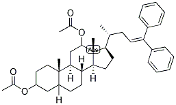 3,12-DIACETOXY-BIS-NOR-CHOLANYLDIPHENYLETHYLENE CAS#: 53608-88-1