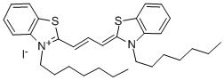 3,3'-DIHEPTYLTHIACARBOCYANINE IODIDE CAS#: 53213-88-0
