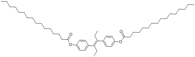 3,4-BIS-(P-HYDROXYPHENYL)-3-HEXENE 4,4'-DIPALMITATE CAS#: 6533-53-5