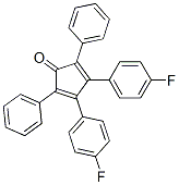 3,4-Bis(4-fluorophenyl)-2,5-diphenyl-2,4-cyclopentadien-1-one CAS#: 56805-29-9