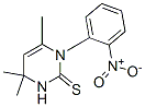 3,4-Dihydro-1-(o-nitrophenyl)-4,4,6-trimethyl-2(1H)-pyrimidinethione CAS#: 50403-73-1