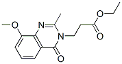 3(4H)-Quinazolinepropanoic acid, 8-methoxy-2-methyl-4-oxo-, ethyl ester CAS#: 54905-83-8