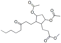 3,5-Bis(acetyloxy)-2-(3-oxooctyl)cyclopentanepropionic acid methyl ester CAS#: 55493-77-1