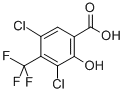 3,5-DICHLORO-2-HYDROXY-4-(TRIFLUOROMETHYL)BENZOIC ACID CAS#: 50343-81-2