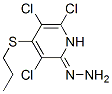 3,5,6-trichloro-4-(propylthio)-2-pyridone hydrazone CAS#: 58468-55-6