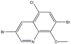 3,7-DibroMo-5-chloro-8-Methoxyquinoline CAS#: 457947-86-3