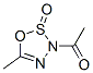 3H-1,2,3,4-Oxathiadiazole, 3-acetyl-5-methyl-, 2-oxide (9CI) CAS#: 59105-37-2