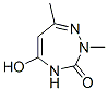 3H-1,2,4-Triazepin-3-one, 2,4-dihydro-5-hydroxy-2,7-dimethyl- (9CI) CAS#: 470461-25-7