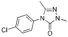 3H-1,2,4-Triazol-3-one, 4-(4-chlorophenyl)-2,4-dihydro-2,5-diMethyl- CAS#: 494785-65-8