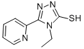 3H-1,2,4-Triazole-3-thione,4-ethyl-2,4-dihydro-5-(2-pyridinyl)-(9CI) CAS#: 438231-11-9