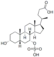 (3a,5b,7a)-3-hydroxy-7-(sulfooxy)-cholan-24-oic acid CAS#: 59132-31-9