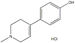 4-(1-METHYL-1,2,3,6-TETRAHYDROPYRIDIN-4-YL)PHENOL HYDROCHLORIDE CAS#: 5233-54-5
