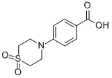 4-(1,1-DIOXO-1LAMBDA6,4-THIAZINAN-4-YL)BENZENECARBOXYLIC ACID CAS#: 451485-62-4