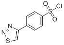 4-(1,2,3-THIADIAZOL-4-YL)BENZENESULFONYL CHLORIDE CAS#: 499771-00-5