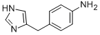 4-(1H-IMIDAZOL-4-YLMETHYL)-PHENYLAMINE CAS#: 57662-33-6
