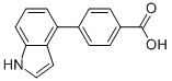 4-(1H-Indol-4-yl)benzoic acid CAS#: 406235-63-0