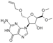 4-(2-AMINO-1,6-DIHYDRO-6-OXO-9H-PURIN-9-YL)-2,5-ANHYDRO-4-DEOXY-6-O-2-PROPENYL-1-(DIMETHYL ACETAL)-L-MANNOSE CAS#: 473797-02-3