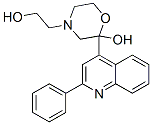 4-(2-hydroxyethyl)-2-(2-phenylquinolin-4-yl)morpholin-2-ol CAS#: 5445-70-5