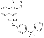 4-(2,2-DIPHENYLPROPANE-4-YLOXYSULFONYL) NAPHTHOQUINONE-1,2-DIAZIDE CAS#: 52125-43-6