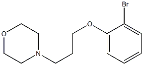 4-(3-(2-broMophenoxy)propyl)Morpholine CAS#: 415724-40-2