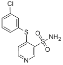4-((3-Chlorophenyl)thio)-3-pyridinesulfonamide CAS#: 58154-76-0
