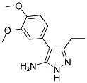 4-(3,4-DIMETHOXY-PHENYL)-5-ETHYL-2H-PYRAZOL-3-YLAMINE CAS#: 593279-05-1