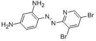 4-(3,5-DIBROMO-2-PYRIDYLAZO)-1,3-PHENYLENEDIAMINE CAS#: 50768-79-1