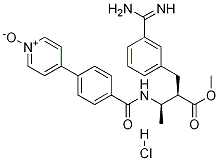 4-(4-((2R,3R)-3-(3-carbaMiMidoylbenzyl)-4-Methoxy-4-oxobutan-2-ylcarbaMoyl)phenyl)pyridine 1-oxide (Hydrochloride) CAS#: 409081-12-5