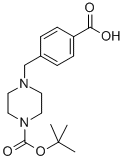 4-(4-CARBOXYBENZYL)PIPERAZINE-1-CARBOXYLIC ACID TERT-BUTYL ESTER CAS#: 479353-63-4
