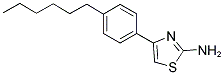 4-(4-HEXYL-PHENYL)-THIAZOL-2-YLAMINE CAS#: 554405-51-5