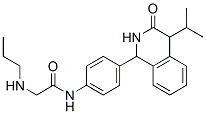 4'-(4-Isopropyl-3-oxo-1,2,3,4-tetrahydroisoquinolin-1-yl)-2-(propylamino)acetanilide CAS#: 54087-41-1