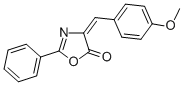 4-(4-METHOXYBENZYLIDENE)-2-PHENYL-2-OXAZOLIN-5-ONE CAS#: 5429-22-1