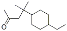 4-(4-ethylcyclohexyl)-4-methylpentan-2-one CAS#: 5595-18-6