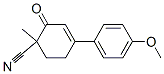 4-(4-methoxyphenyl)-1-methyl-2-oxo-cyclohex-3-ene-1-carbonitrile CAS#: 5446-70-8