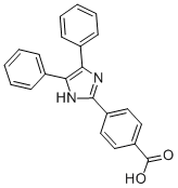4-(4,5-DIPHENYL-1H-IMIDAZOL-2-YL)BENZOIC ACID CAS#: 5496-35-5
