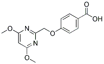 4-(4,6-DIMETHOXYPYRIMIDIN-2-YLMETHOXY)BENZOIC ACID CAS#: 402497-58-9