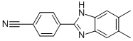 4-(5,6-DIMETHYL-1H-BENZIMIDAZOL-2-YL)BENZONITRILE CAS#: 403643-09-4