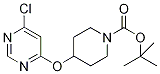 4-(6-Chloro-pyriMidin-4-yloxy)-piperidine-1-carboxylic acid tert-butyl ester, 98+% C14H20ClN3O3, Molecular Weight 313.78 CAS#: 442199-19-1