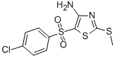 4-AMINO-5-(4-CHLOROPHENYLSULFONYL)-2-METHYLTHIOTHIAZOLE CAS#: 494763-21-2