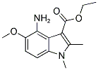 4-AMINO-5-METHOXY-1,2-DIMETHYL-1H-INDOLE-3-CARBOXYLIC ACID ETHYL ESTER CAS#: 52535-65-6
