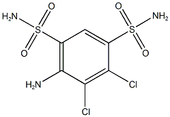 4-AMINO-5,6-DICHLOROBENZENE-1,3-DISULFONAMIDE CAS#: 5250-72-6