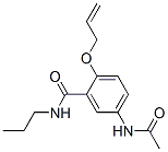 4'-(Allyloxy)-3'-(propylcarbamoyl)acetanilide CAS#: 6382-37-2